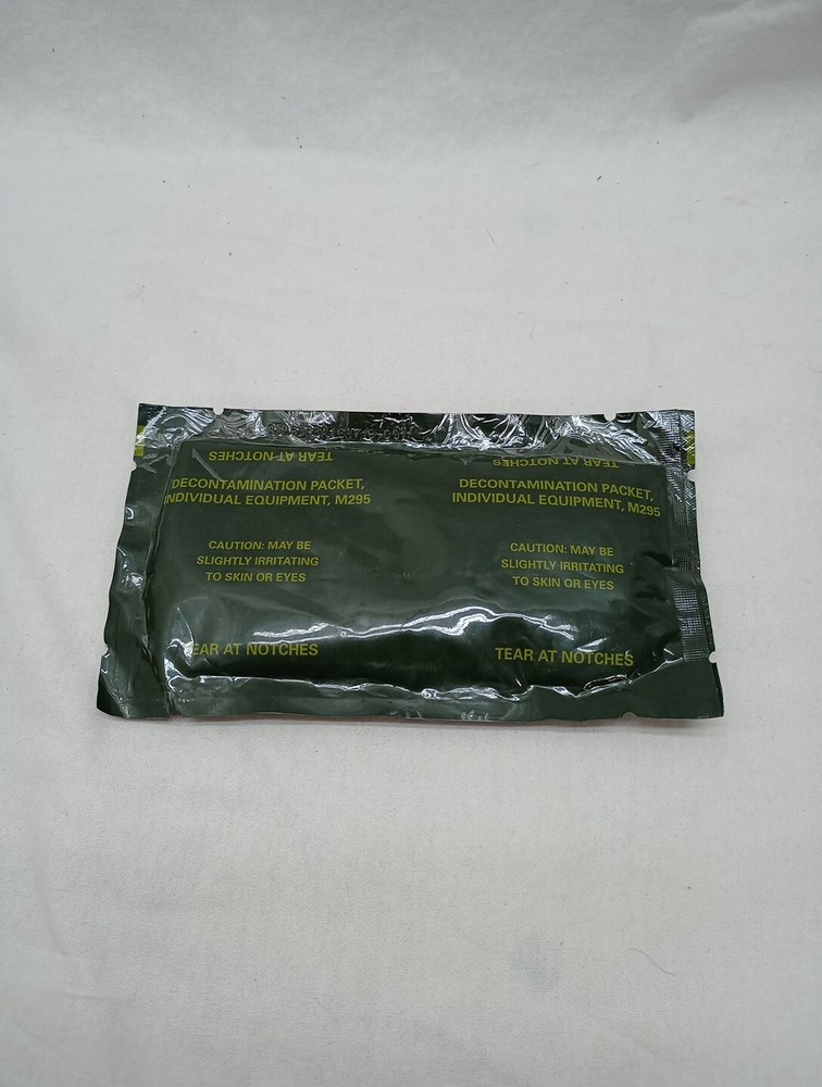 Decon packet, M295 individual decon , surplus military