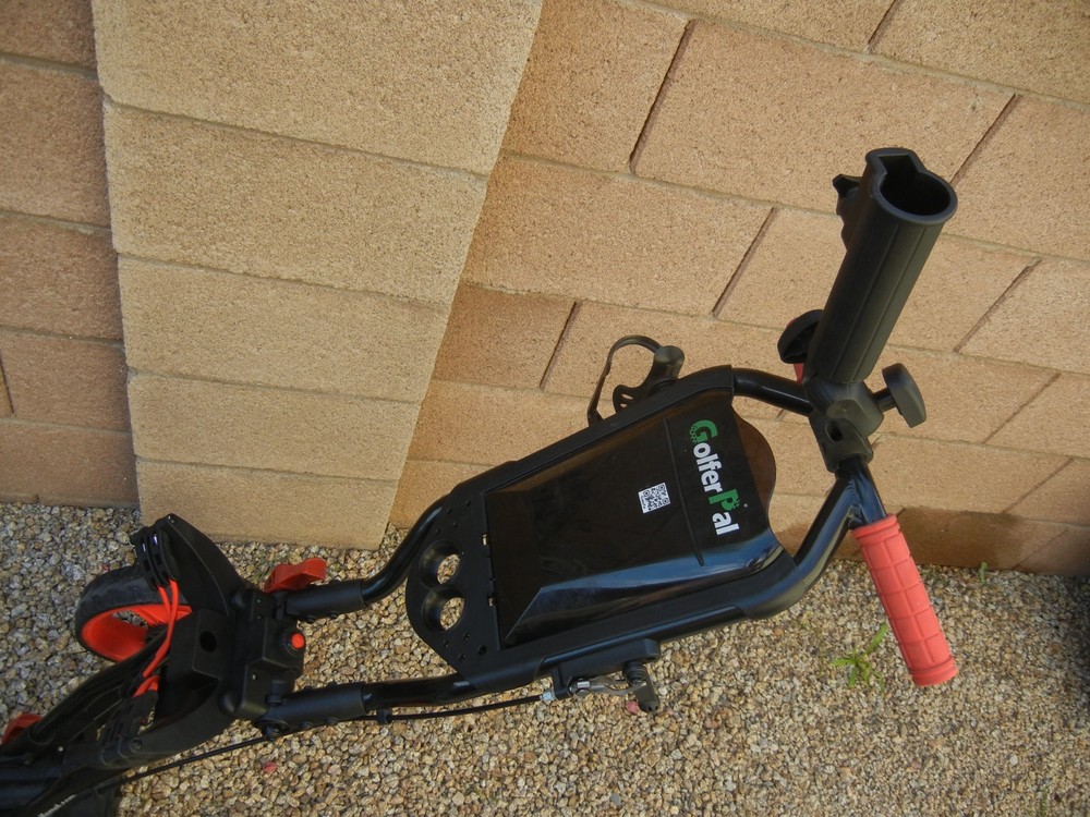 GOLFERPAL Easy Pal 4-Wheel Push / Pull Golf Bag Cart, Auto-Folding - PLEASE READ