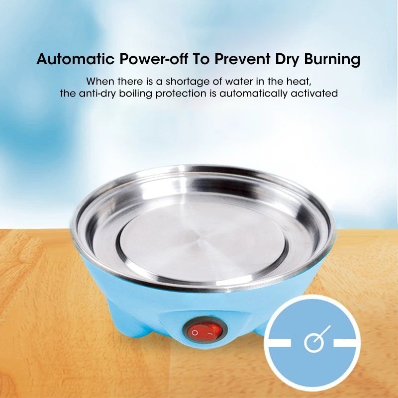 Multi-Functional 7 Egg Cooker Steamer Custard Boiled Egg Maker Kitchen Tool