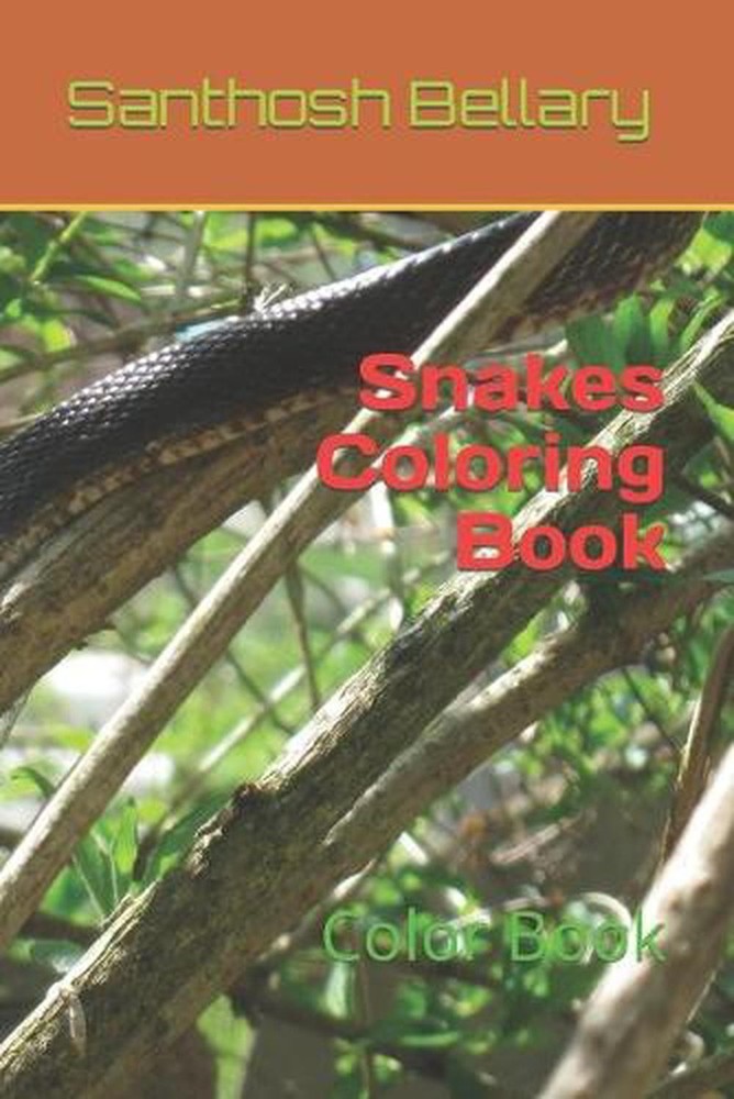 Snakes Coloring Book