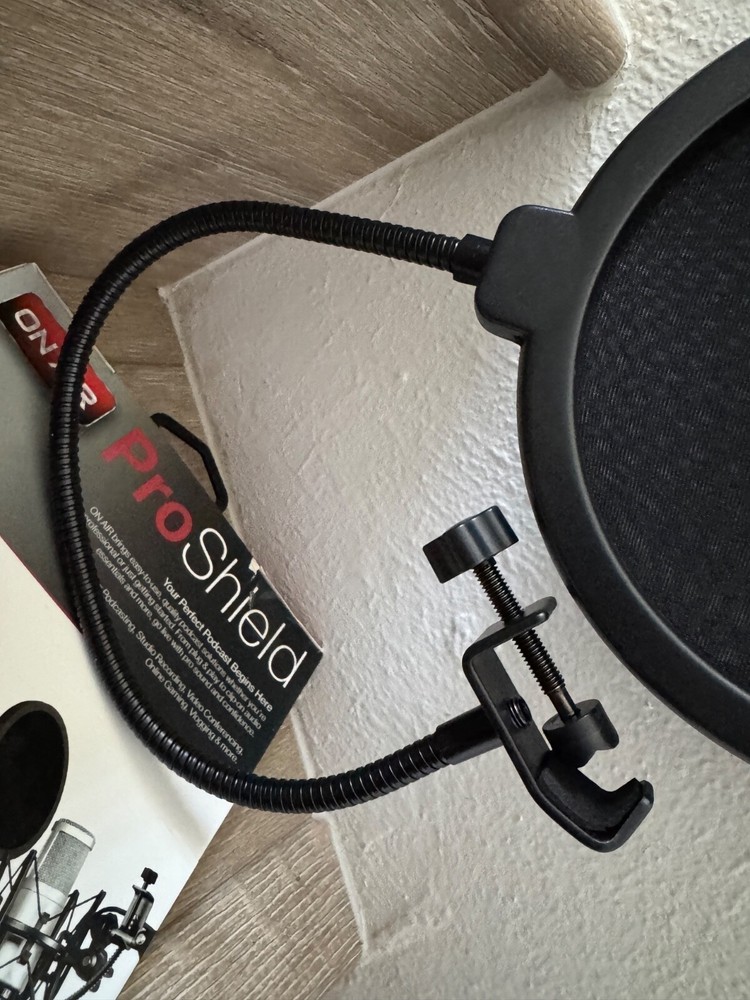 On Air ProShield Microphone Pop Filter 360, PodCast Series! Open Box.
