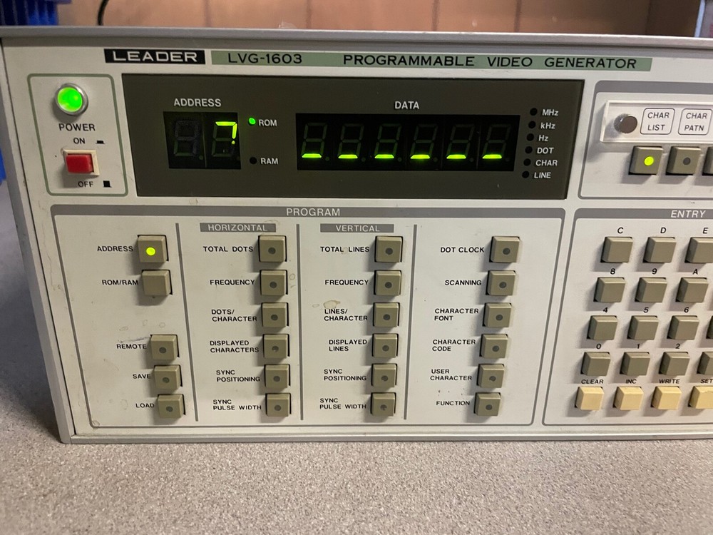 Leader LVG-1603 Programmable Video Generator