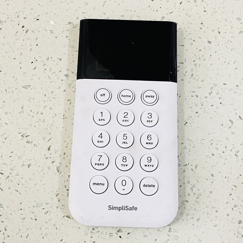 SimpliSafe Home Security System Keypad Remote Model SSKP3