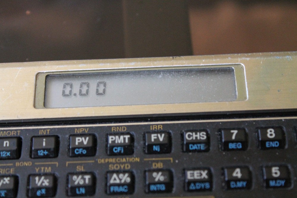 HEWLETT PACKARD FINACIAL CALCULATOR