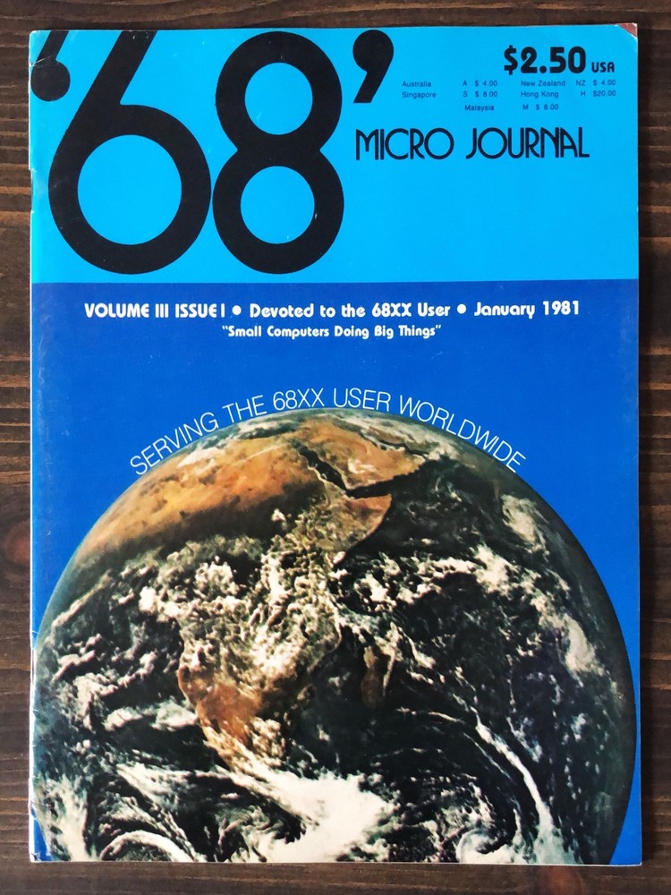 68 Micro Journal - January 1981, Vol. III, Issue I