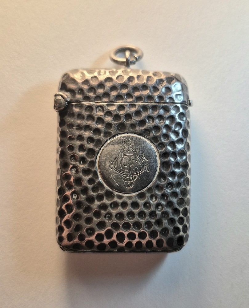 Antique Sterling Silver Match Safe/Vesta