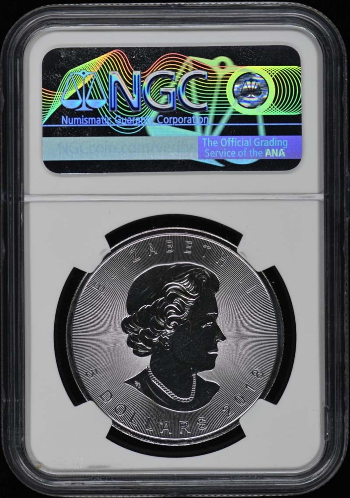 2018 Canada Maple Leaf Incuse Design - FR S$5 NGC MS69
