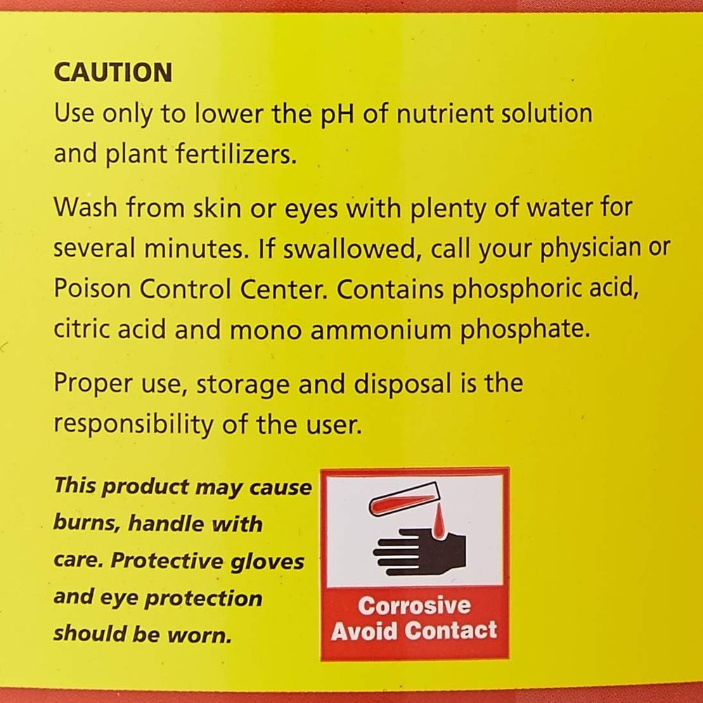 Ph down Liquid Buffering for Ph Stability, 1-Gallon