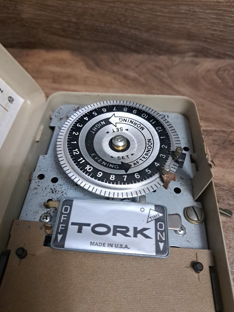 Tork 40a 120 Volt Timing Motor Time Switch Model 101