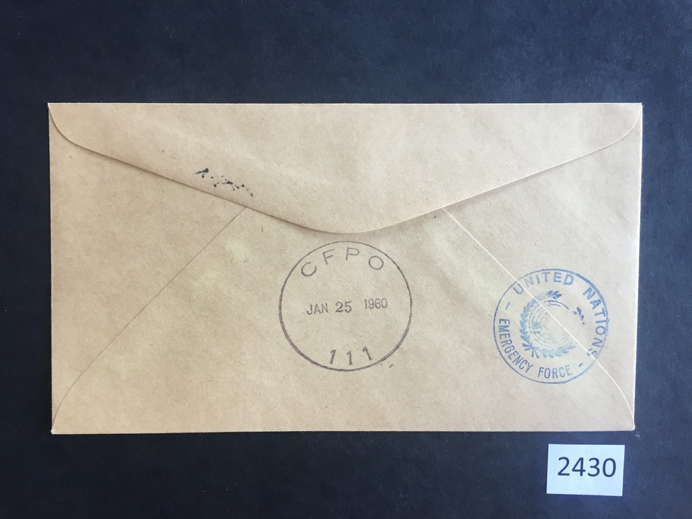 (2430) UN Emergency Force Cover, RCAF Weapons Unit