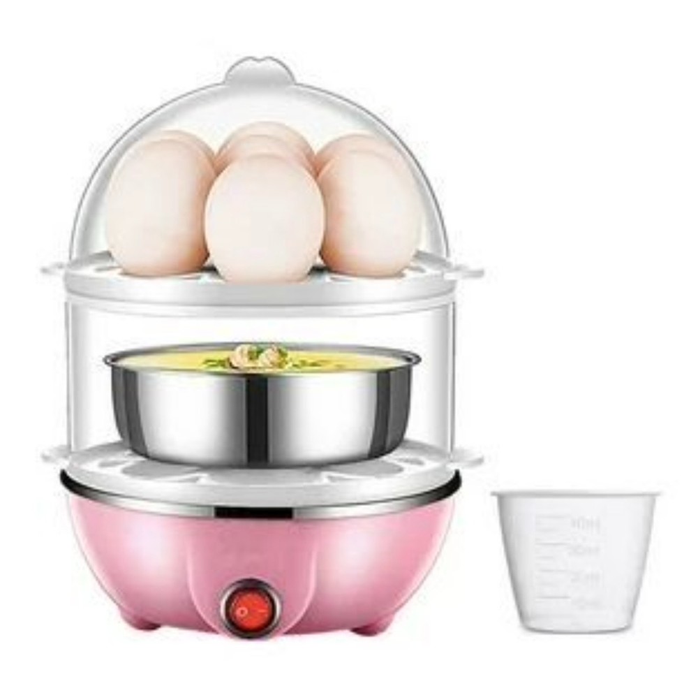 🥚 Double Layer Egg Cooker & Multi-Function Food Steamer 🥦