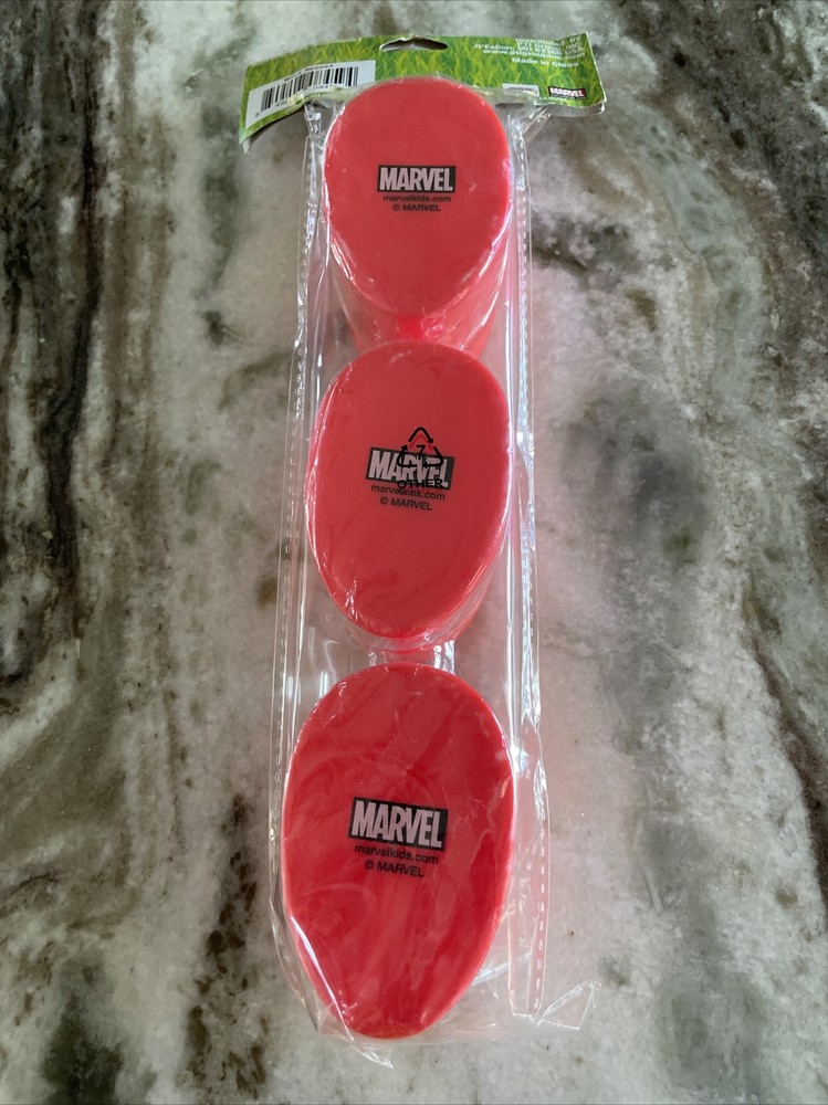 Marvel Ultimate Spider-Man Treat Container 3 Count, New In Original Package