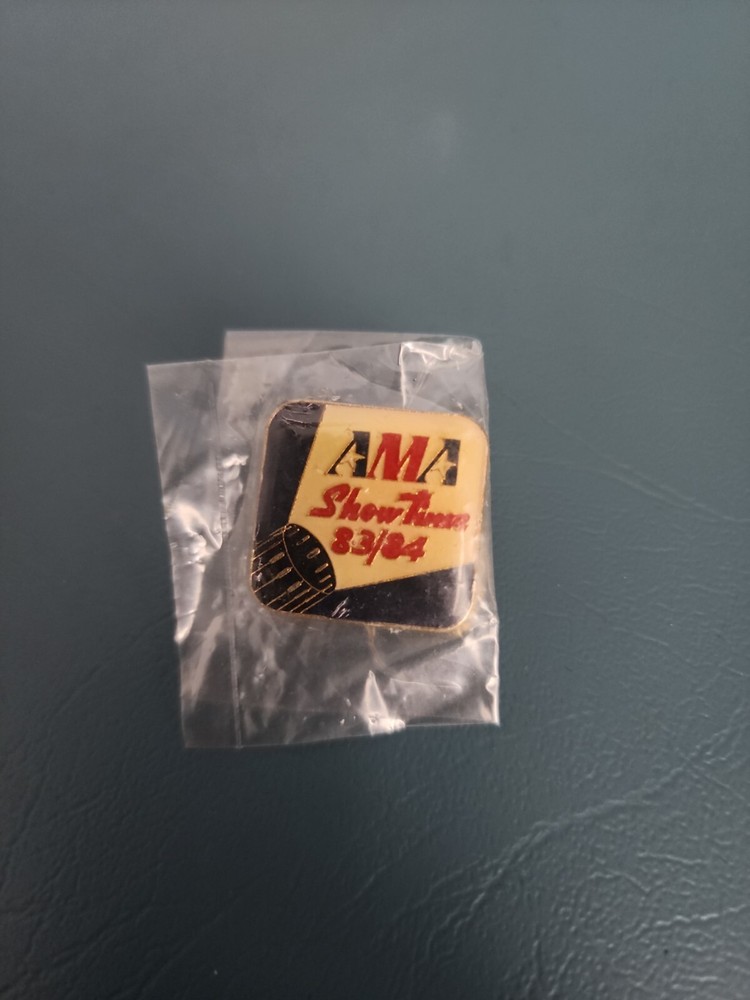 AMA Showtime 1983- 84 Motorcycle Pin