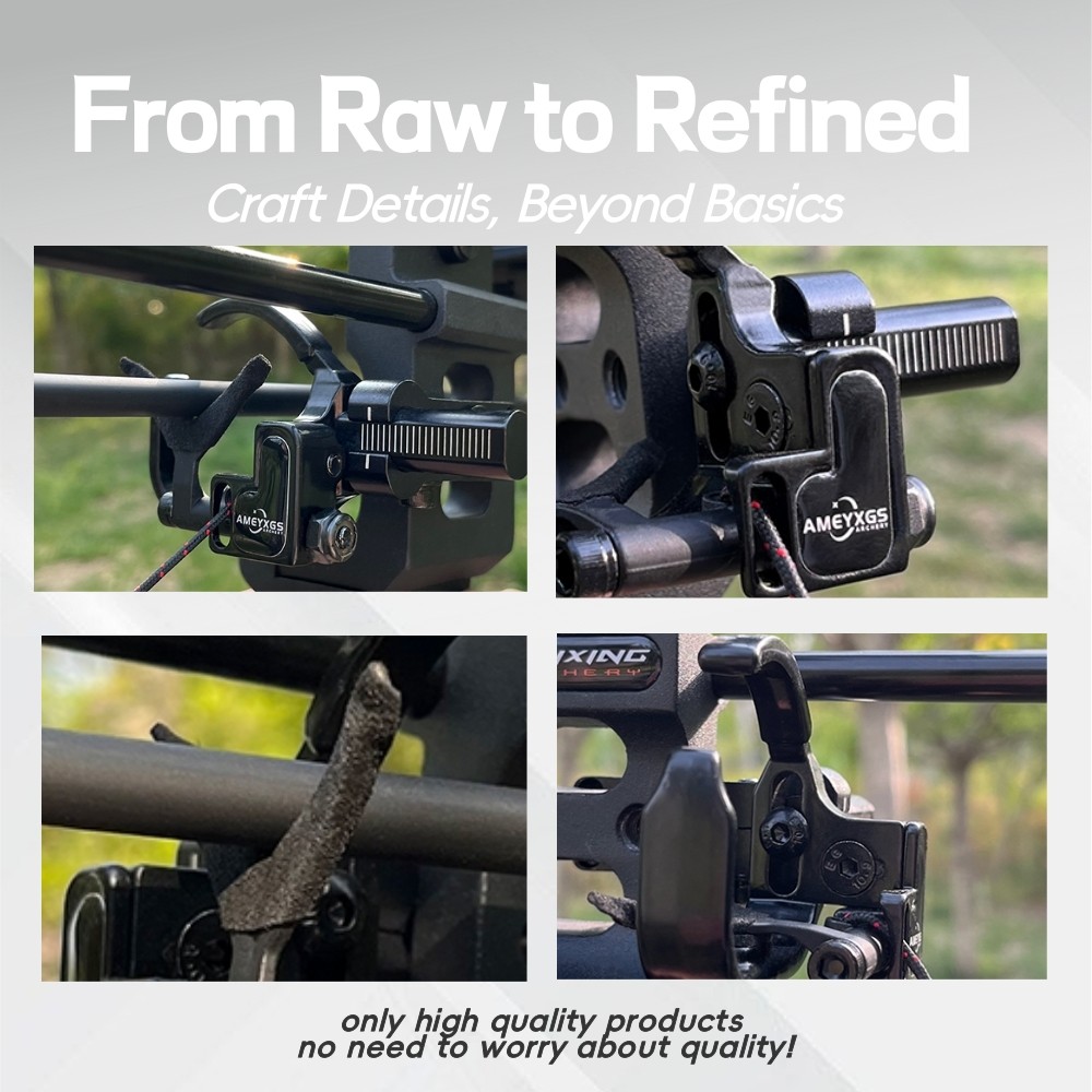 Archery Drop Away Arrow Rest Launcher Micro Adjustable Compound Bow Hunting