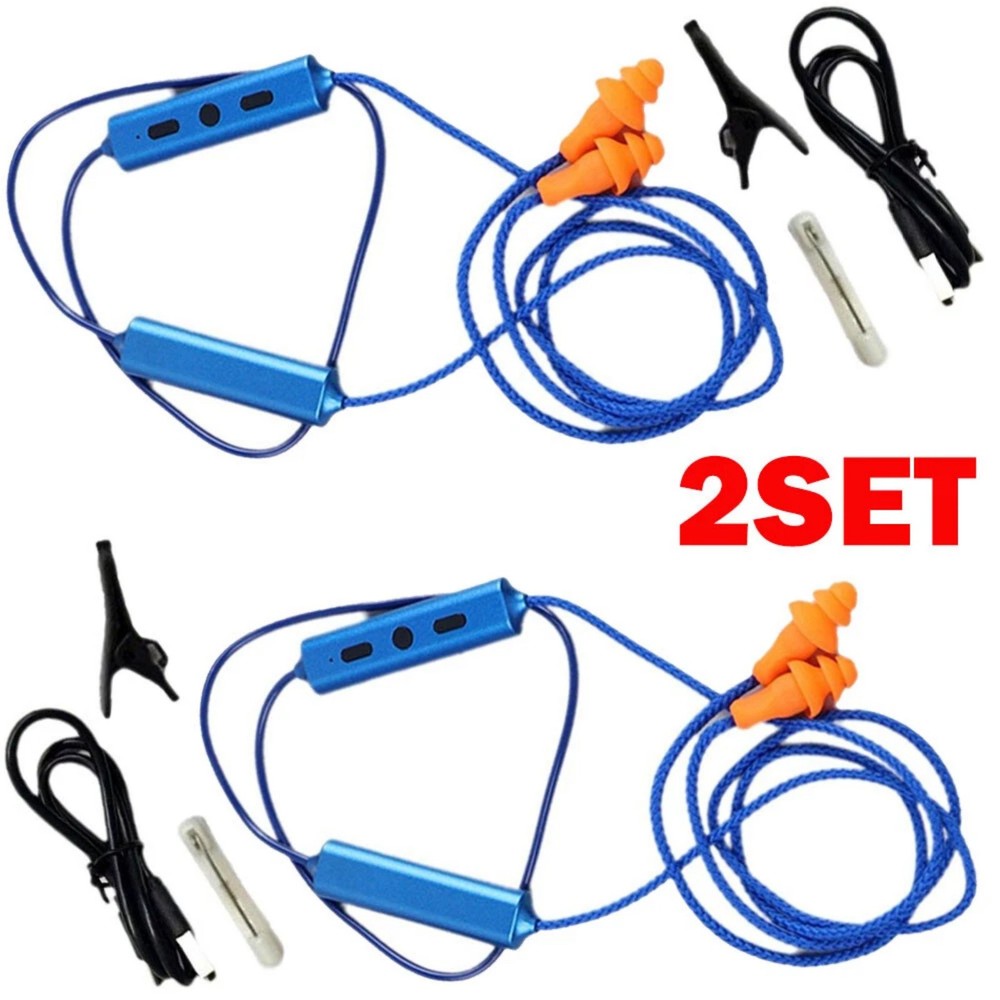 2-Set High Quality Bluetooth Ear Plugs for Laptops, Phones & Bluetooth Devices