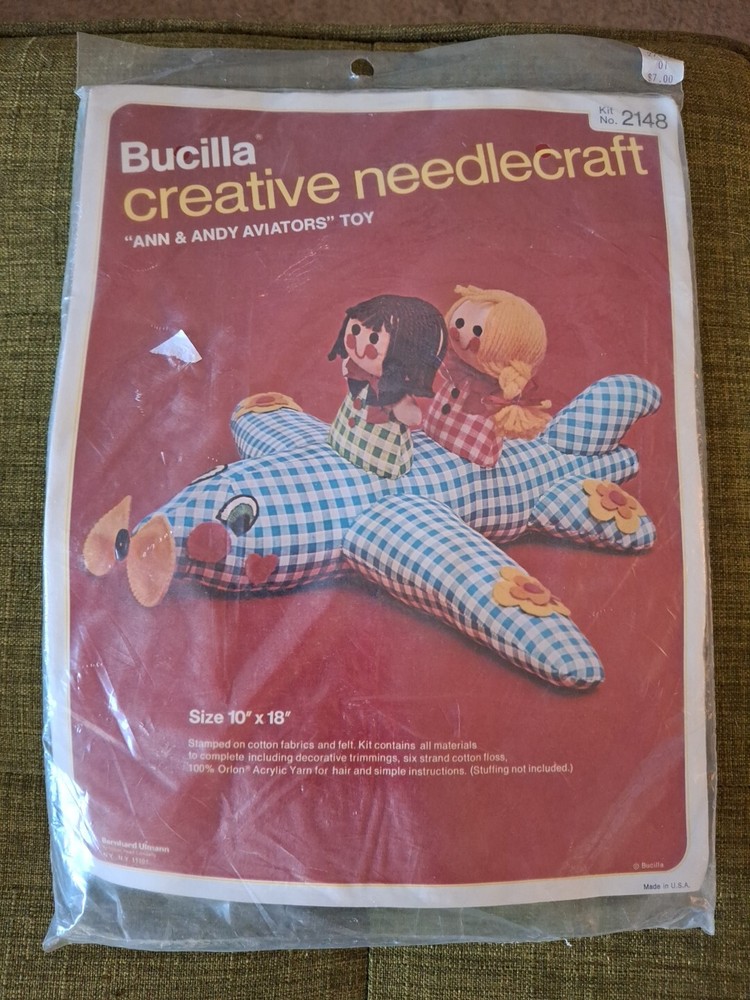 Bucilla Creative Needlecraft Ann & Andy Aviators Toy #2148