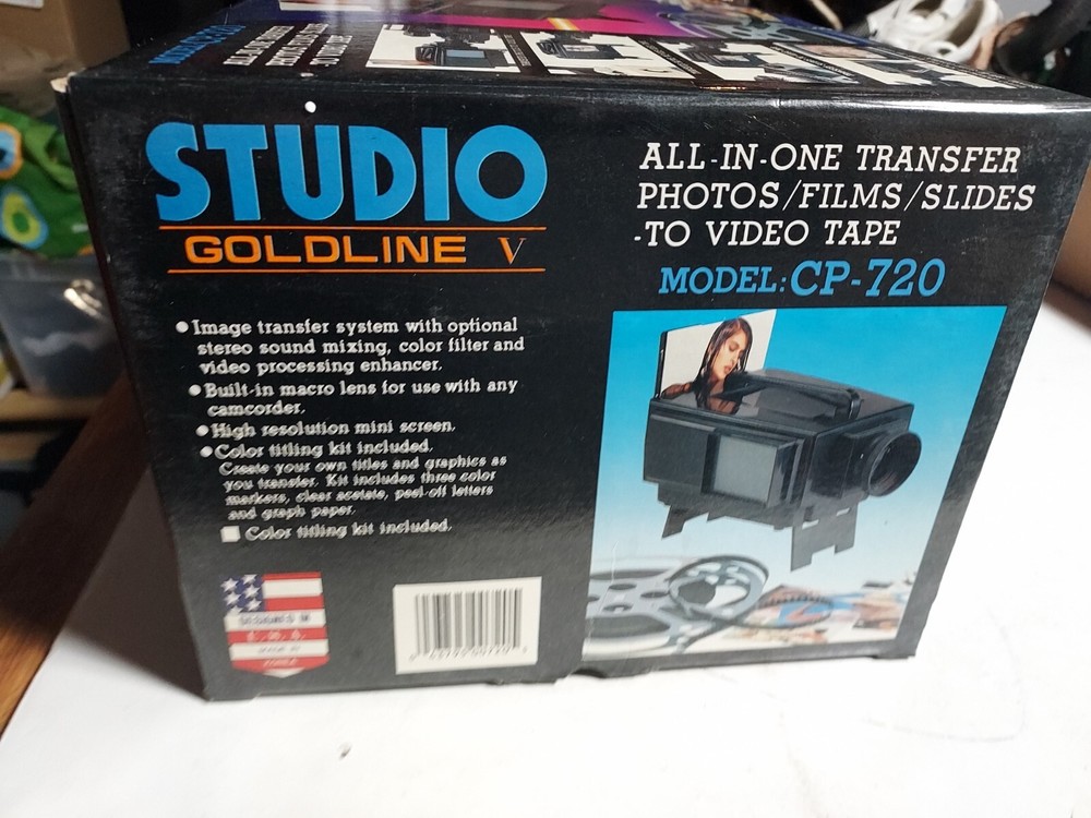 Studio Goldline V All All in One Video Transfer System CP-720 Open Box