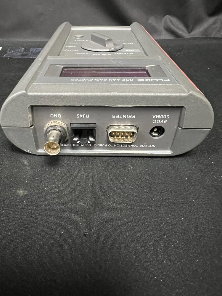 FLUKE MODEL 652 Industrial/Professional LAN Cable Meter - Grey