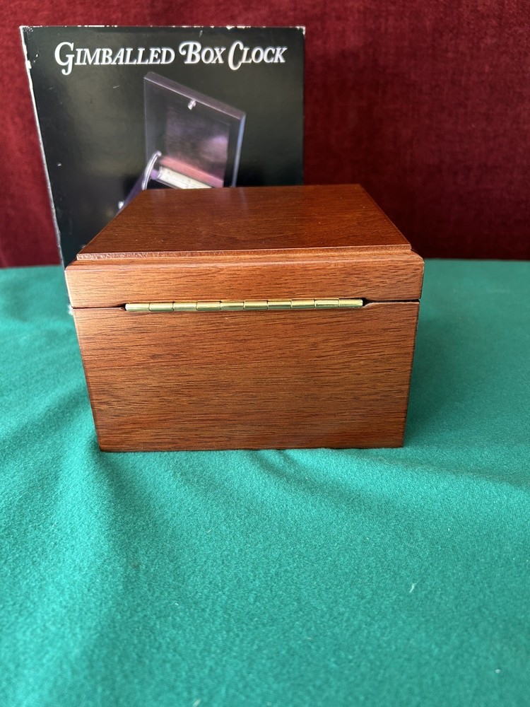 Weems & Plath Gimballed Box Clock Model 701100