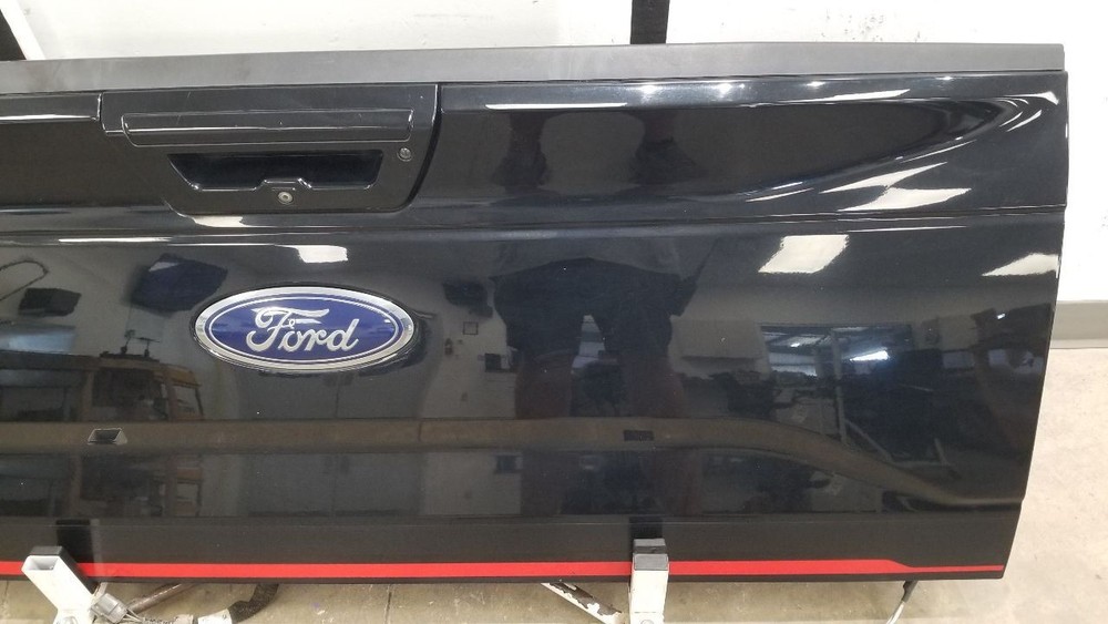 17 FORD F150 REAR TAILGATE ASSEMBLY WITH REAR VIEW CAMERA BLACK