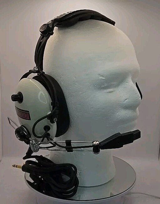 Vintage Aviation Headset ~ DRE Communication 1000 ~ Tested Working Great - EUC