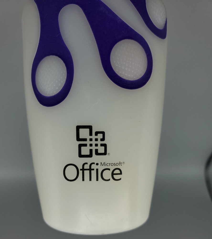 Microsoft Office Software Promo SWAG Water Bottle Vintage Computing Nostalgia