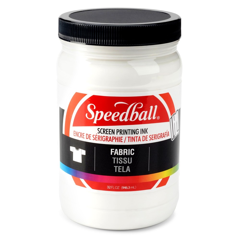 Fabric Screen Printing Ink 32-Ounce White