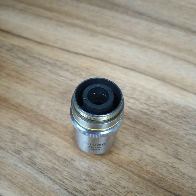 BD Plan 10X/0.25 microscope objective lens, beautiful color