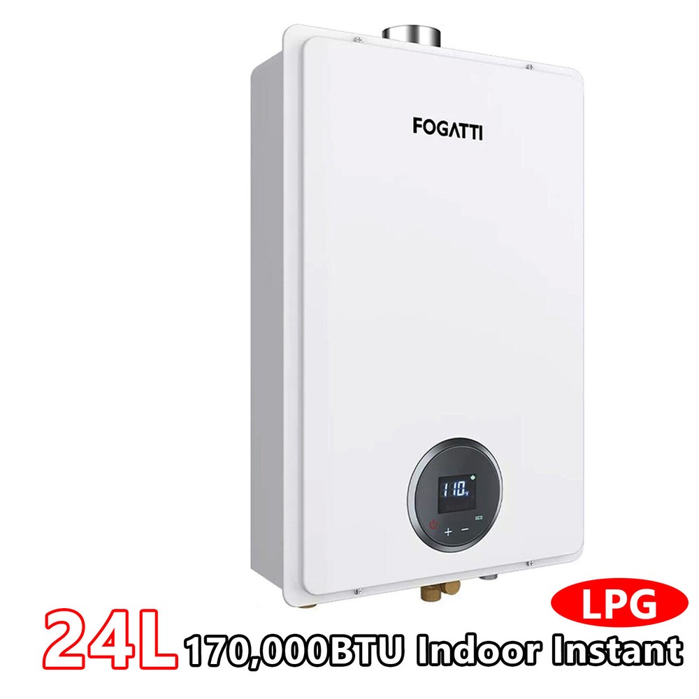 24L 7.5 GPM Tankless Water Heater Propane Instant Hot Water for whole house