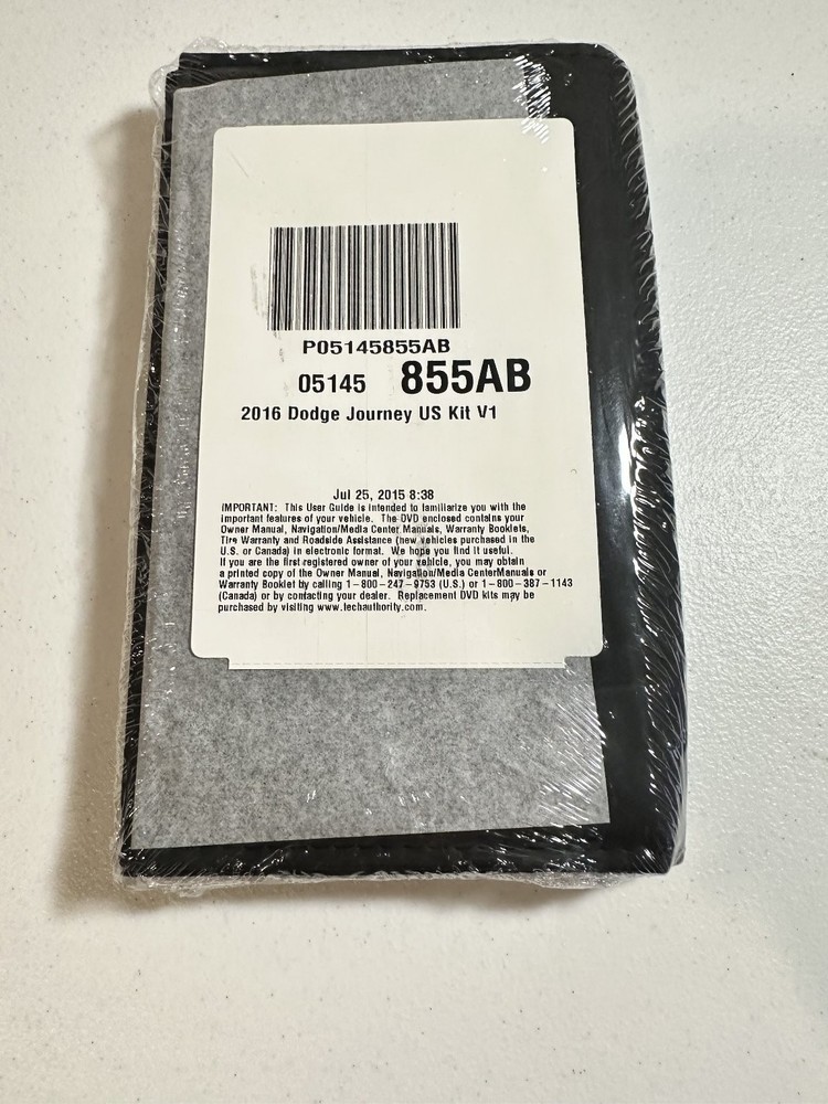 2016 Dodge Journey Owners Manual Set OEM