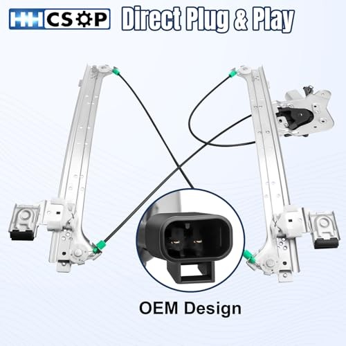 Rear Left Driver Side Power Window Regulator with Motor Rear Driver Side