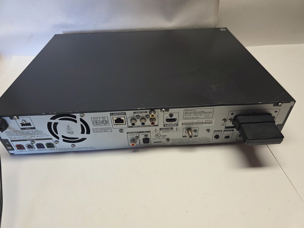 Sony HBD-E770W Receiver Streaming Blu-Ray DVD Receiver NO REMOTE Tested Works