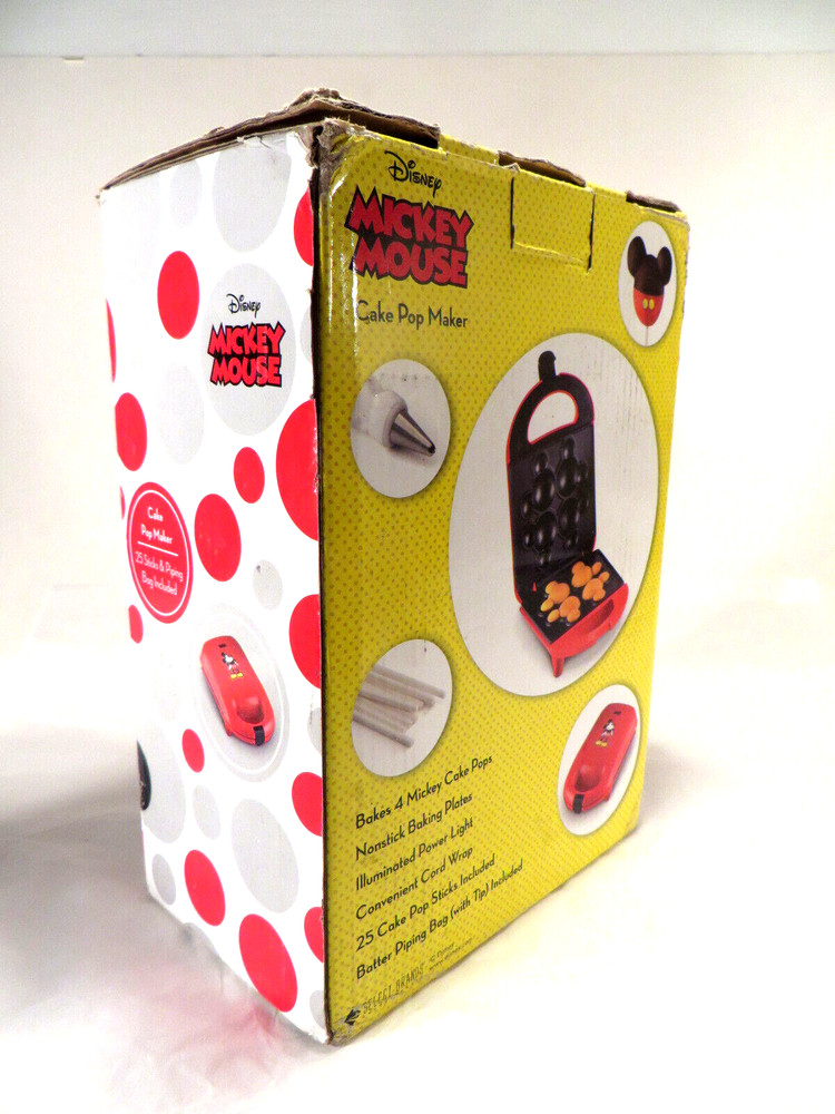 Disney Mickey Mouse Cake Pop Maker NEW Box is Torn