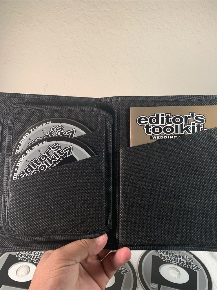 Digital Juice Editors Toolkit 7 Wedding Tools Rare 8 DVD Disc Boxset Disc Mint
