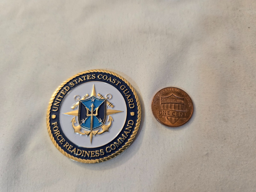 US Coast Guard Force Readiness Command Challenge Coin / USCG