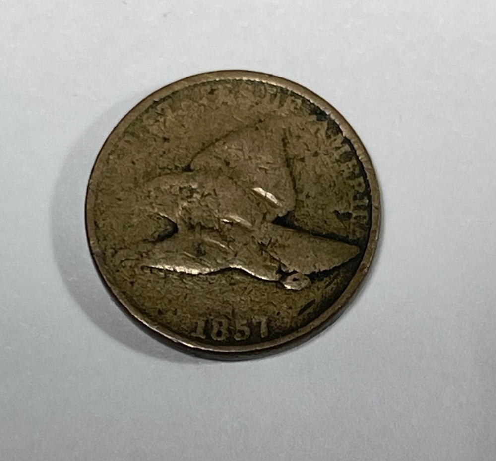 1857 Flying Eagle 1C (#22125) VG issues.