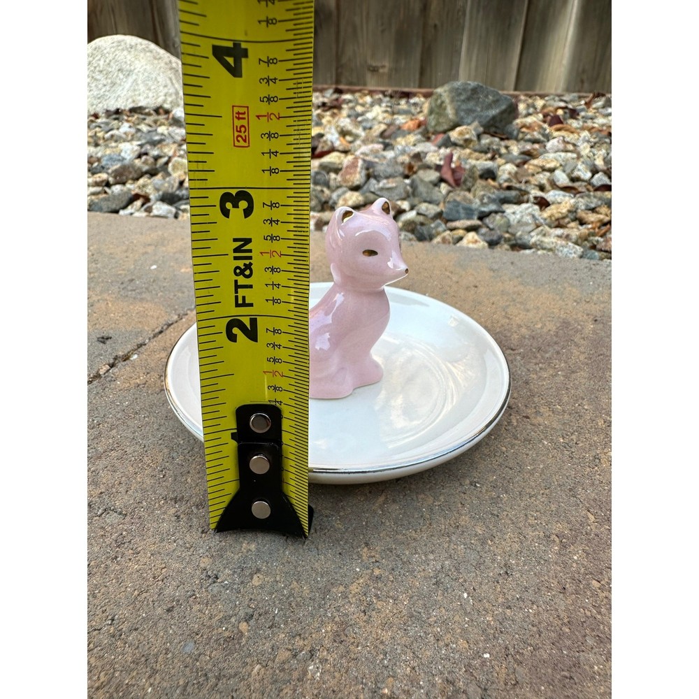 Pink Fox Trinket Dish