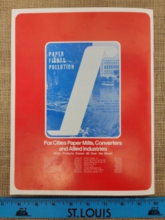 1977 Appleton (Wisconsin) Foxes Minor League Baseball Program Midwest League