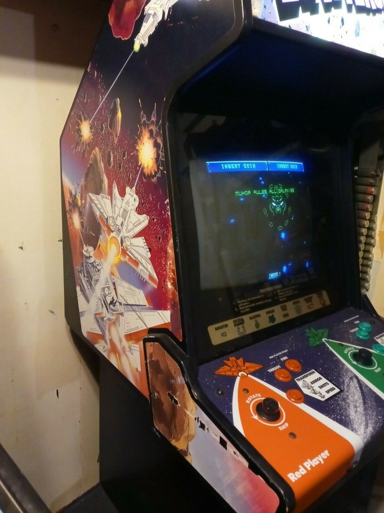 Atari Blasteroids Arcade Machine 1987 Stern Konami Nintendo Video Game Asteroids
