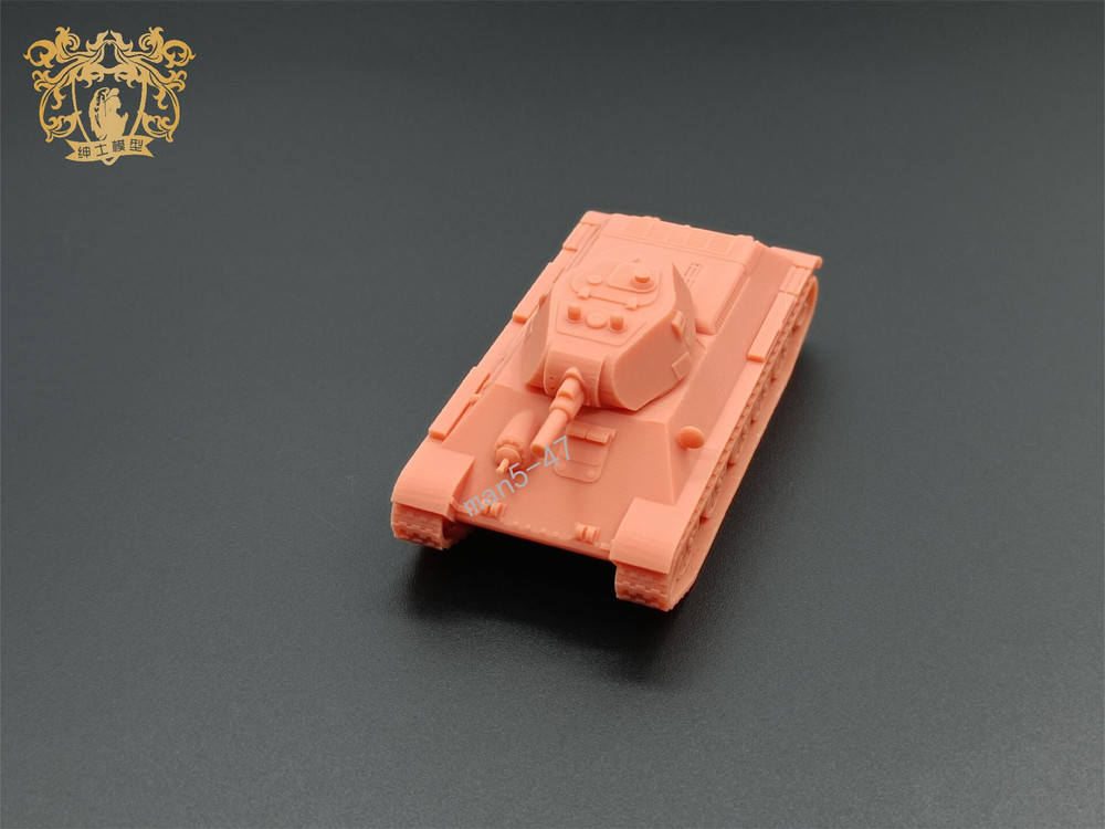 3D Printed 1/72/100/144 Soviet A-32 medium tank Model Unpainted