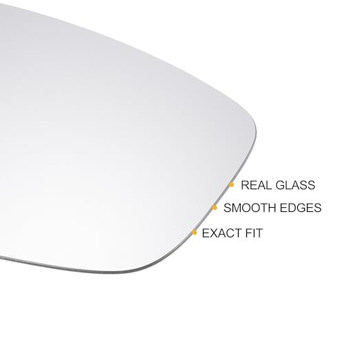 Pair Car Rearview Left Right Side Mirror Glass Replacement W/Backing Plate