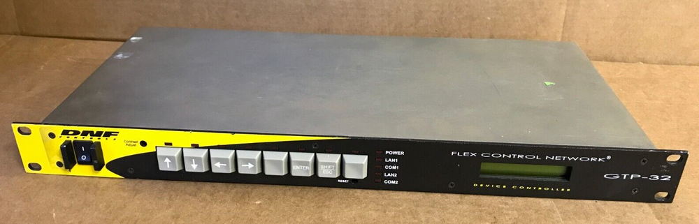 DNF Controls GTP-32 GPI Tally Processor Flex Control Network Mountable