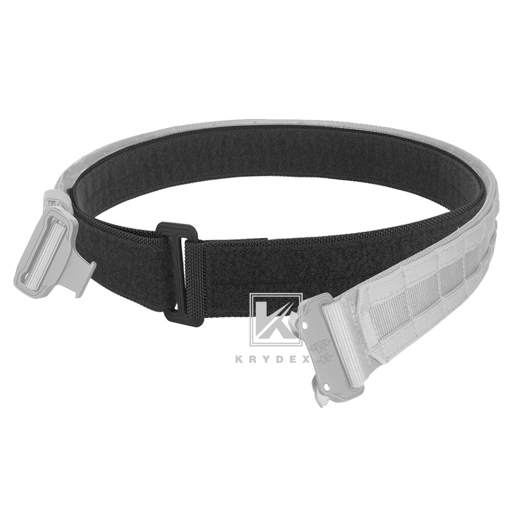 KRYDEX Tactical Base Belt Under Loop Inner Belt Concealed Carry 30"-49" Black