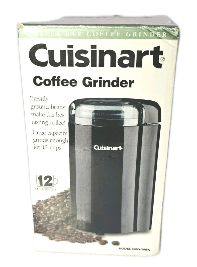 Cuisinart Coffee Grinder Model DCG-20BK New Open Box