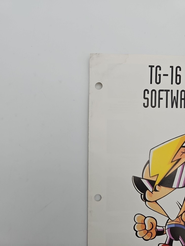 Original 1990s TTI software catalog featuring Air Zonk. Good vintage condition