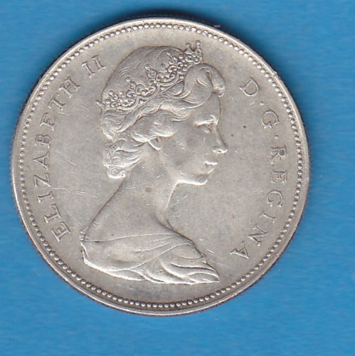 1966 Canada Dollar Silver Coin