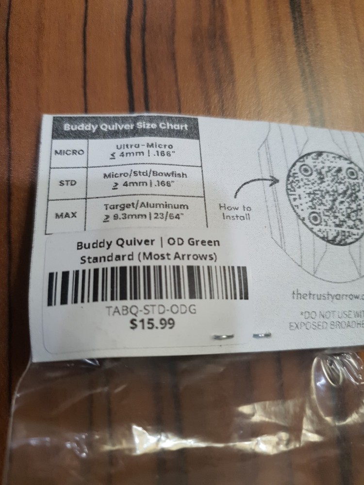 Buddy Quiver Single Arrow Holder