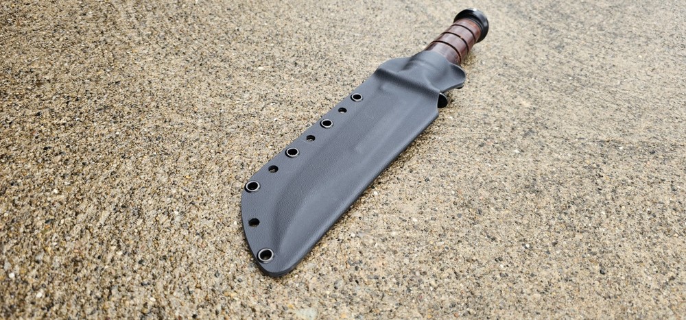 KA-BAR "USMC" kydex sheath, TACO style Sheath (BK)