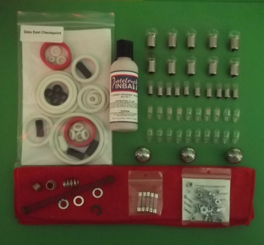 1991 Data East Checkpoint Pinball Machine Maintenance Tune Up Kit
