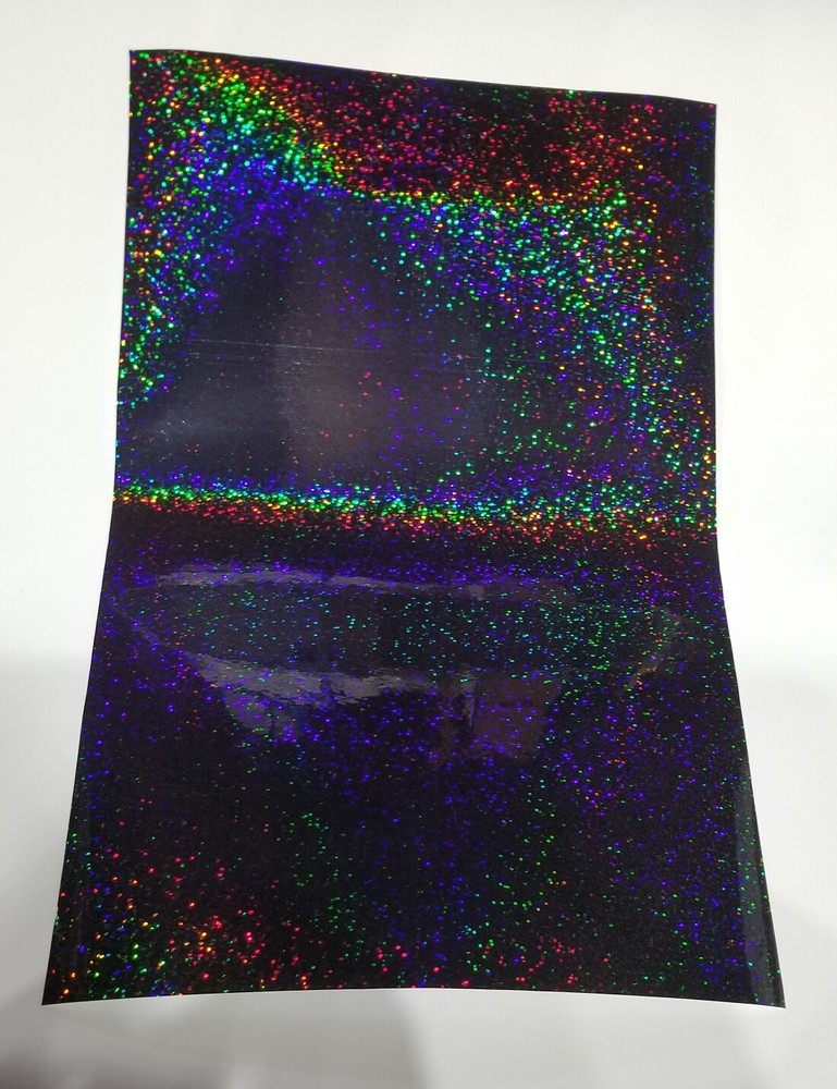 Black Sequins Sign Vinyl 24" x 10 ft